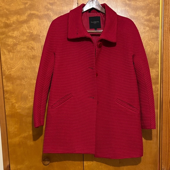 Beautiful Red Coat | Talbots - Picture 1 of 15